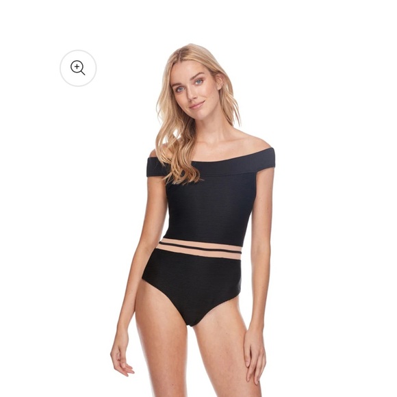Body Glove Scandal Vice One Piece Off the Shoulder Black Size Large. Beach Wear - Picture 4 of 16